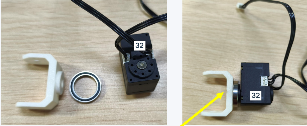 ID32 舵机支架安装